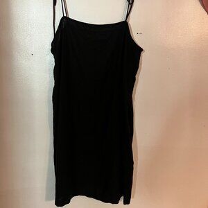 Fit & Flare Tie-Strap Linen-Blend Mini Dress Old Navy